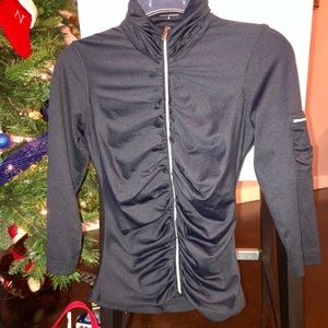 Ruched Bebe Sport lightweight, soft jacket!